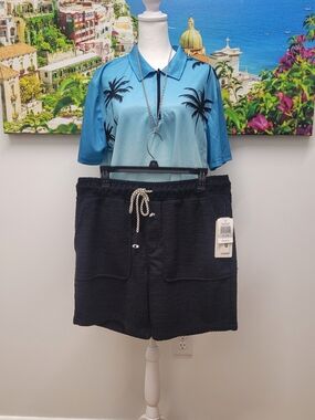 Malibu Men's Casual Textured Shorts